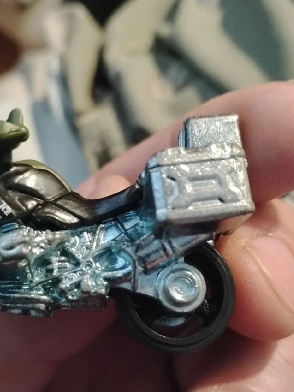 Die-Cast BMW M.P. Police Bike With Saddle Bags
